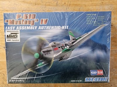 Factory Sealed Hobby Boss 1:72 Aircraft P-51D Mustang IV Model Airplane Kit 
