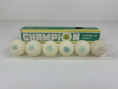 Vintage Champion Table Tennis Balls Made In Guangzhou China No 103 Pre-Owned