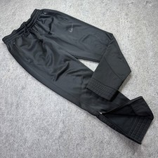 Nike THERMA-FIT Basketball Elite Training Pants Men M Black 30" Ankle Zip 684170
