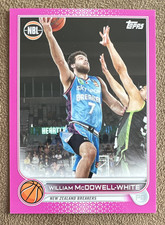 2022-23 Topps NBL - William McDowell-White #58 Fuchsia /75 (RC, SN) Parallel