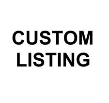 Custom Listing for billk4855