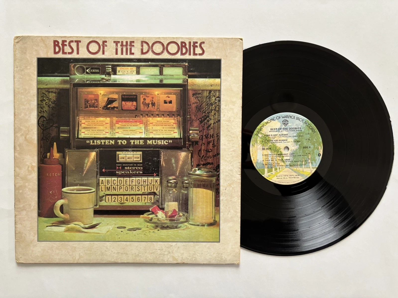 DOOBIE BROTHERS Best of the Doobies LP 1976 Warner Bros BS 2978 VG+/VG+