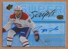 Joshua Roy Rookie RC 2024 Upper Deck SPx Super Scripts *Auto