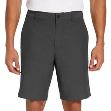 NEW Banana Republic Men's Size 32 Comfort Flat Front Shorts In Dark Grey Stretch