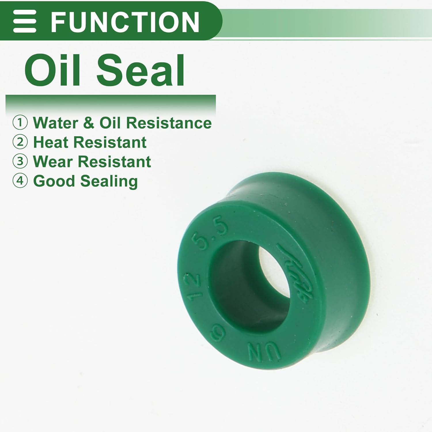 Universal Oil Seal UN Lip Seal Ring Rotary Shaft Seal 6X12X5.5Mm High Pressure T