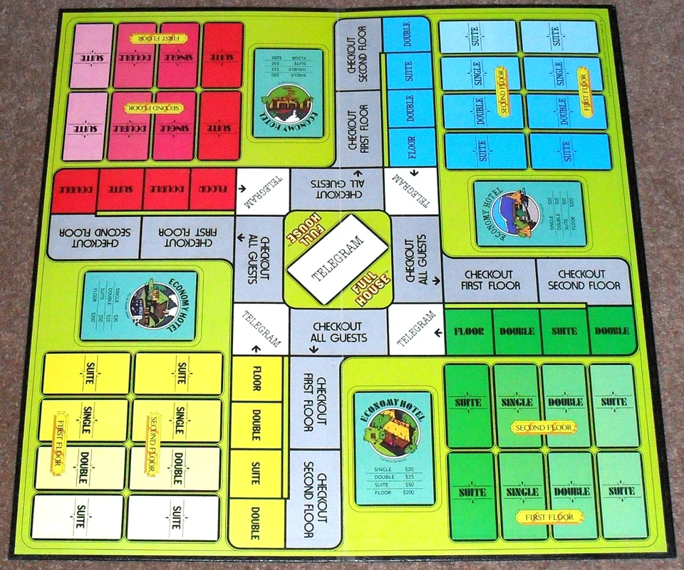 VINTAGE Full House Board Game Parker Innkeeper Hotel Strategy 1979 COMPLETE RARE - Image 4 of 4