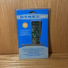 Dynex 10/100 Mbps PCI Network Card DX-E102 Realtek Plug & Play 32 Bit (7B)