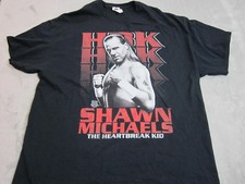 Shawn Michaels Shirt Mens 2XL Black WWE Wrestling Freeze HBK Heartbreak Kid