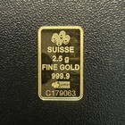 PAMP Suisse 2.5 Gram Gold Bar .9999 Fine - Lady Fortuna - Swiss Made (#B-1) — photo 2