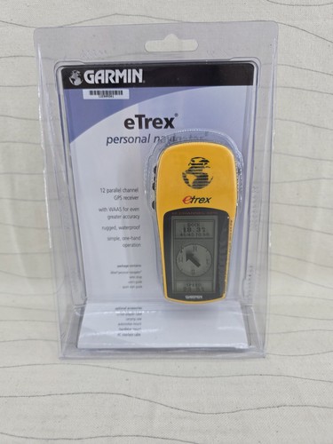Garmin eTrex Yellow 12 Channel Personal Navigator GPS 010-00190-06 NEW Sealed 