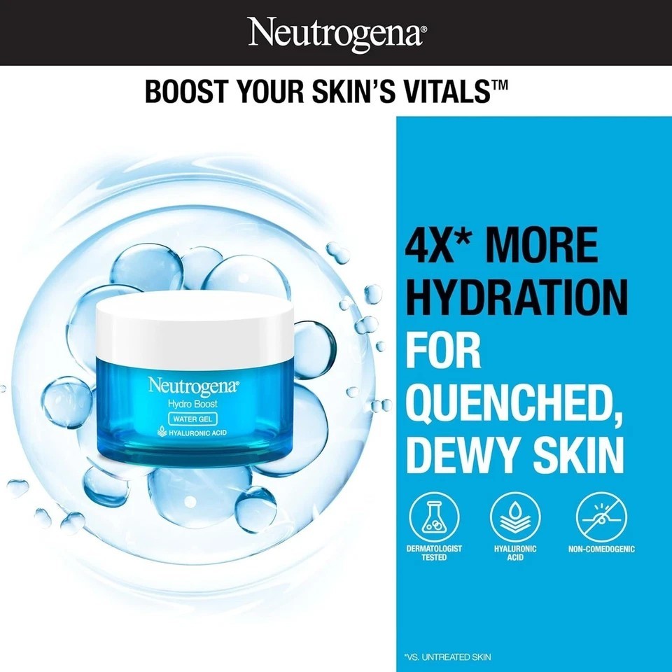 2 Pack Neutrogena Hydro Boost Water Gel w/ Hyaluronic Acid - 1.7 fl oz 2 - Pack