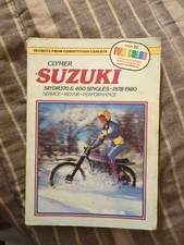 CLYMER SUZUKI SP DR 370 & 400 SINGLES 1978-1980 SERVICE REPAIR MANUAL BOOK M374