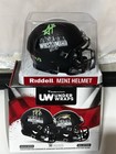 WWE WrestleMania Vegas 42 Aleister Black Autographed Original Mini Helmet /5 — photo 1