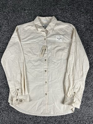 Ariat Billie Jean NWT Long Sleeve Button Up Women s Size M Ancient Scroll Beige