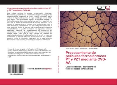 Procesamiento de películas ferroeléctricas PT y PZT mediante CVD-AA Juan Ramos C
