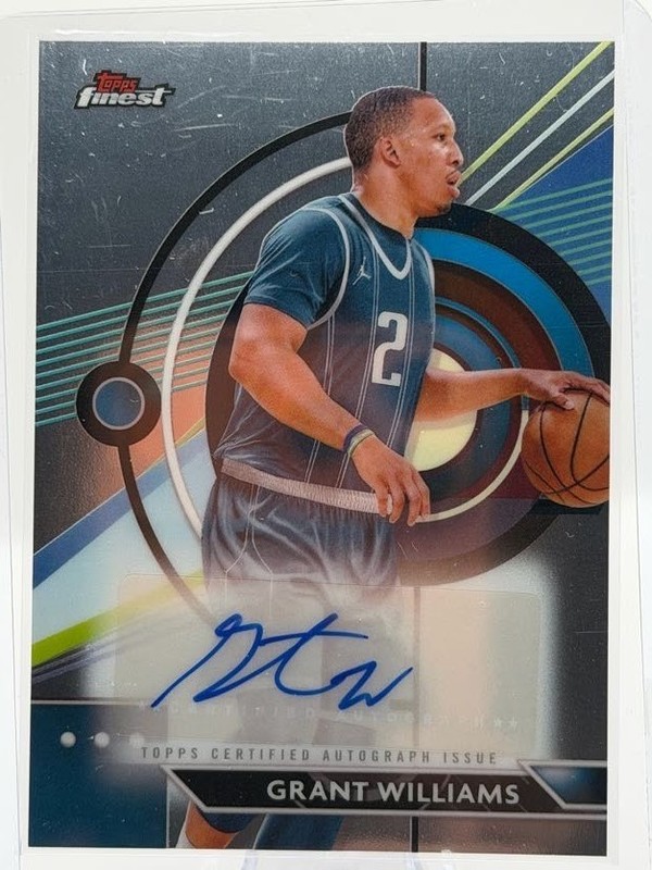 2023-24 Topps Finest - Finest Autographs Grant Williams #FA-GW (AU)