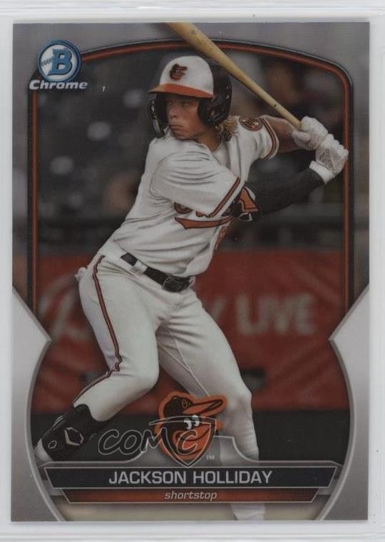 2023 Bowman Draft Chrome Refractor Jackson Holliday #BDC-118 1s10