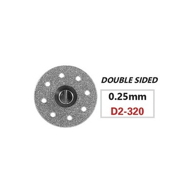 Dental Diamond Disc Wheel #320 Precision Cutting Ceramic Acrylic Plaster Lab Too