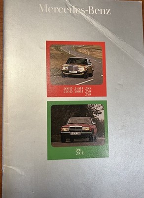 Prospekt Mercedes 280 E 280 250 200D 240D 300D W123  12/1975 - 40 Seiten *NOS*