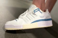 Size 6 - adidas Forum Low Off White Blue