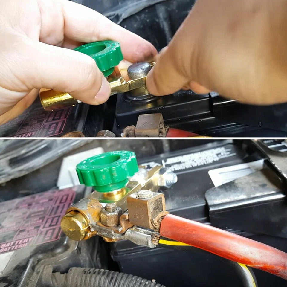 500A- Bateria Verde Desconexão Rápida Interruptor Mestre de Desligamento - Interruptor de Desligamento - Imagem 3 de 4