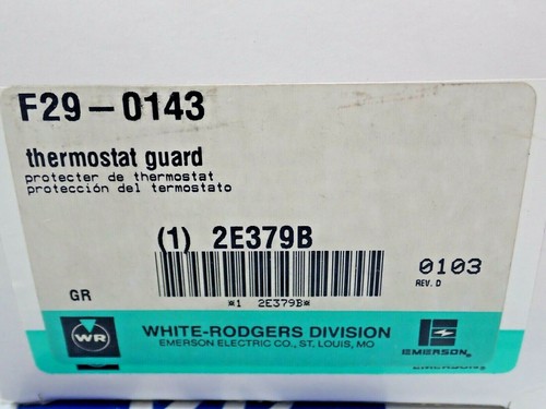 WHITE RODGERS F29-0143 THERMOSTAT GUARD WITH LOCK NEW - Picture 3 of 8