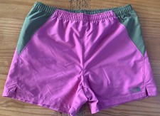 THE NORTH FACE Girl  s Size XL Pink Green Athletic Running Shorts NWT