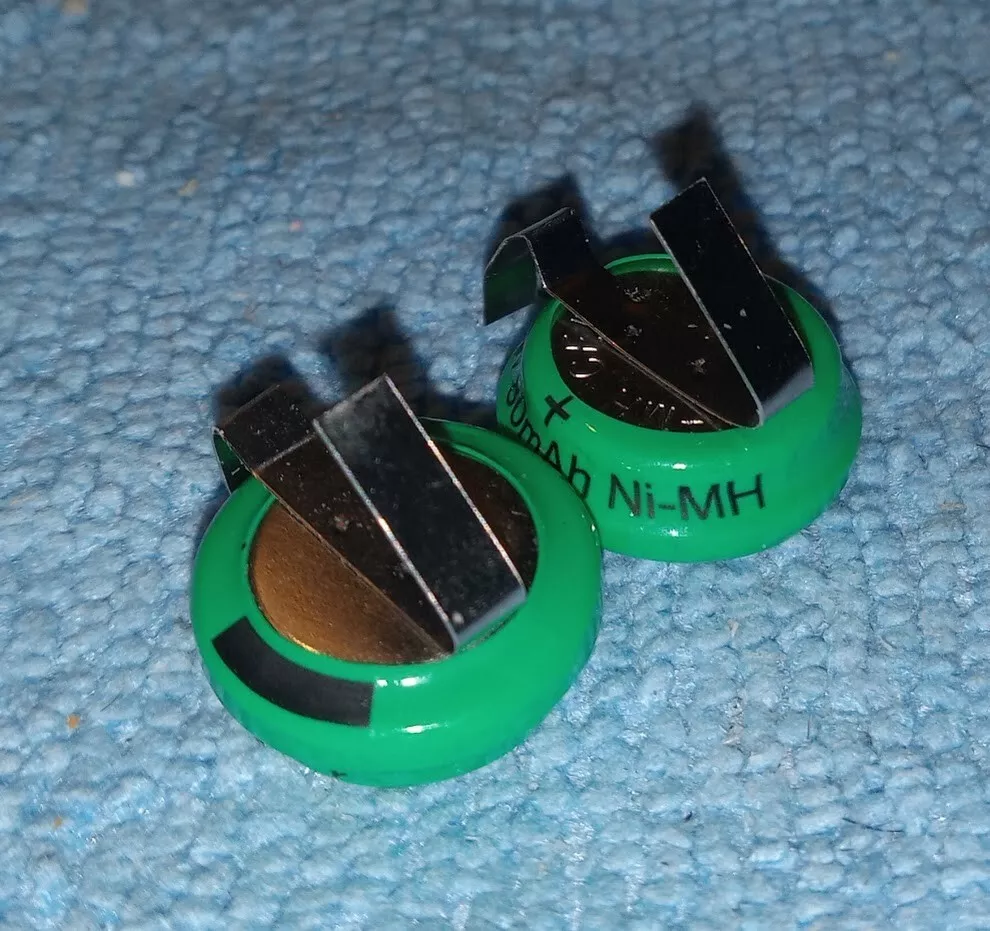 Replacement Rechargeable NiMH Batteries for TV Ears 2.3 MHz 95 KHz Headset