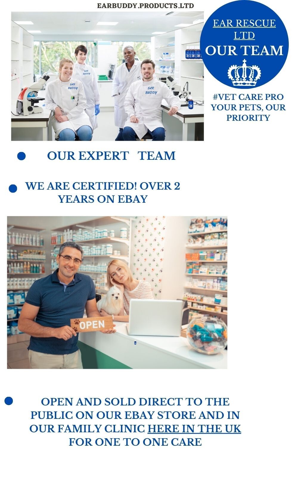 Dog Ear Drops Strong Vet Strength Removes EAR MITES Stinky Stuff