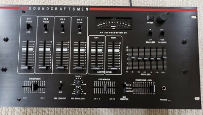 Mixer MTX Soundcraftsmen MX 250, Mint, 2 Phono, 4 Line, 2 Mic, & 2