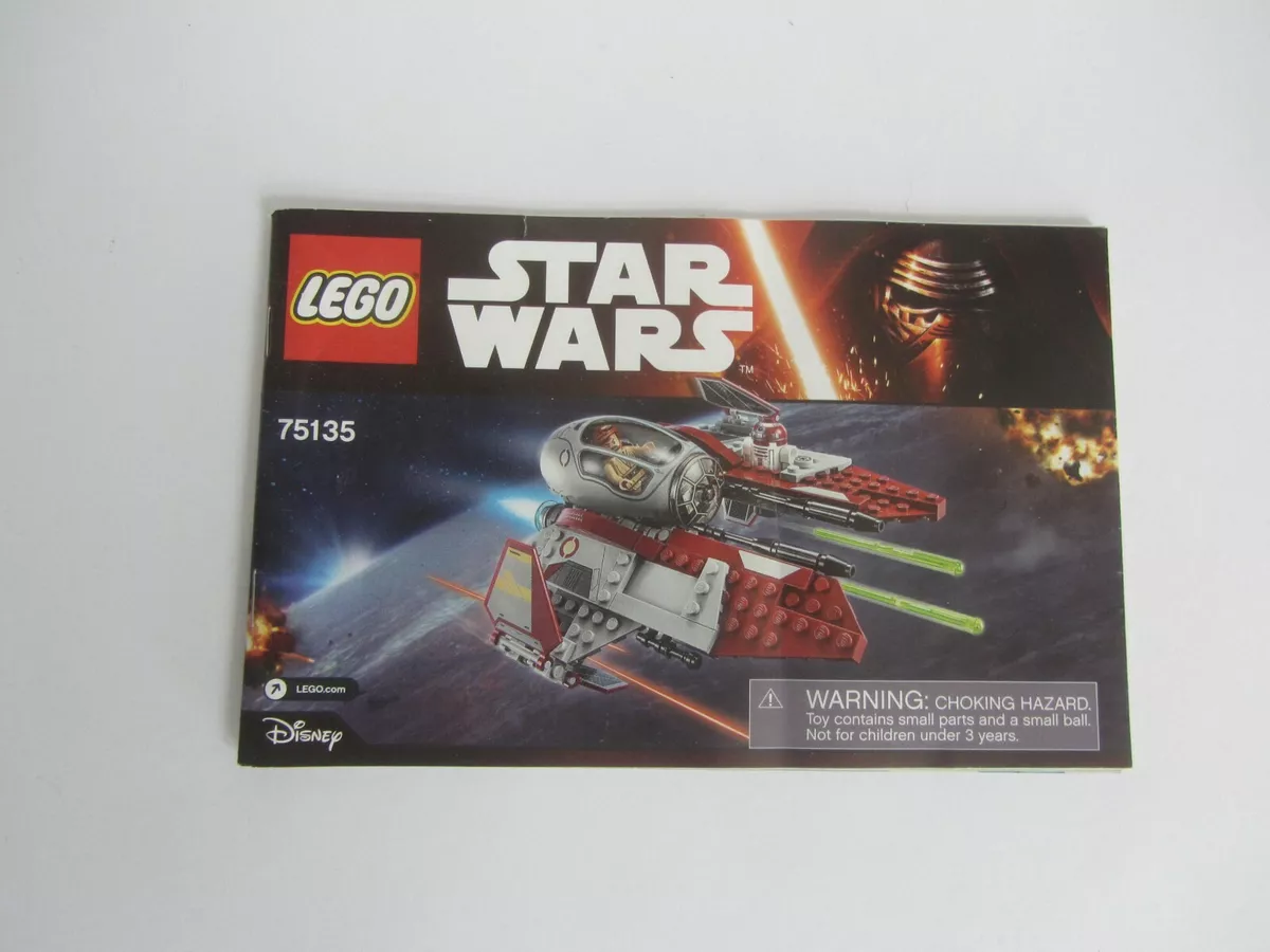 Lego star wars obi wan kenobi jedi interceptor instructions hot sale