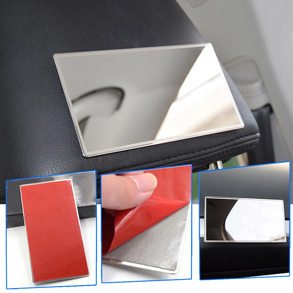Car Stick On Sun Visor Vanity Cosmetic Mirror Sun Shading Mirror Accessories - Image 4 of 4