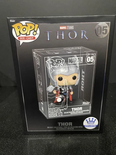FUNKO POP ! DIE CAST THOR 05 FUNKO EXCLUSIVE MARVEL STUDIOS