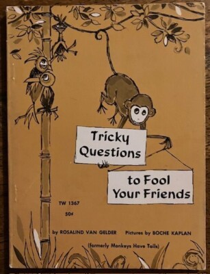 TRICKY QUESTIONS TO FOOL YOUR FRIENDS - 1968 (1ST PRINT)  Scholastic Paperback