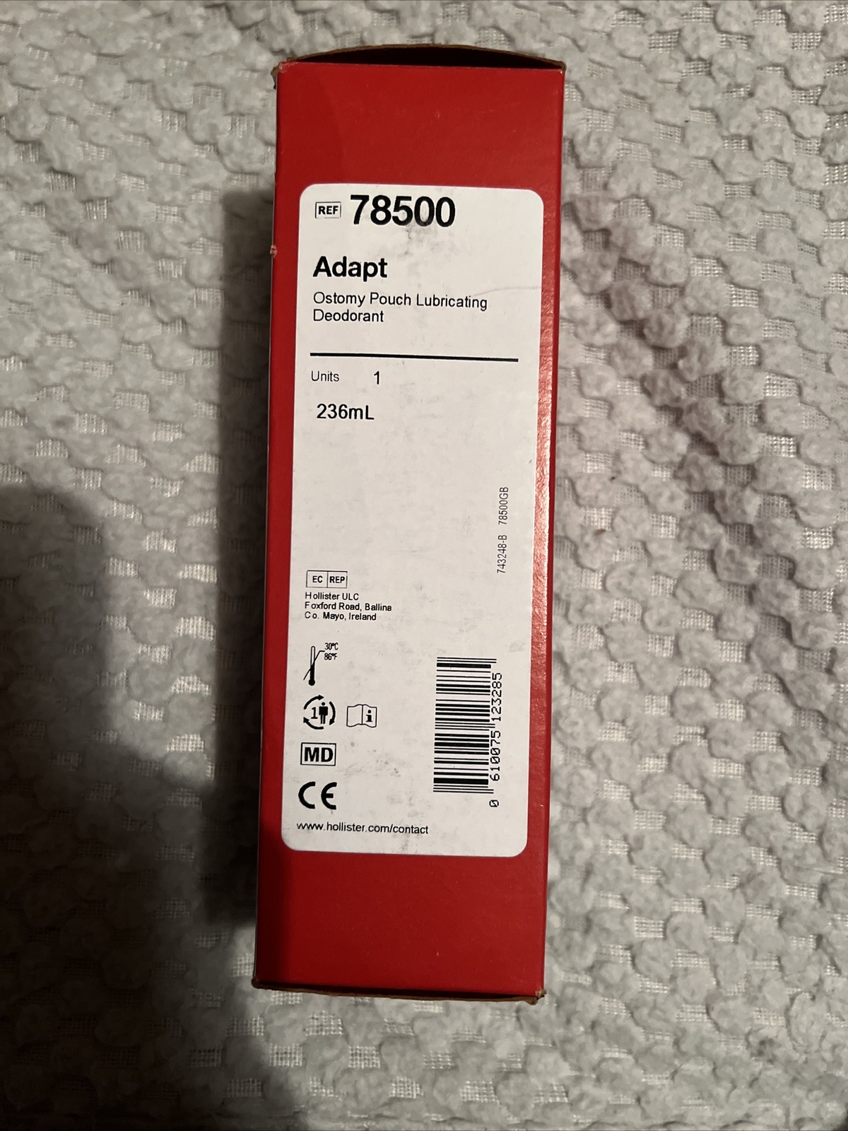 Hollister Adapt Ostomy Pouch Lubricating Deodorant 236ML Item Code 78500 eBay
