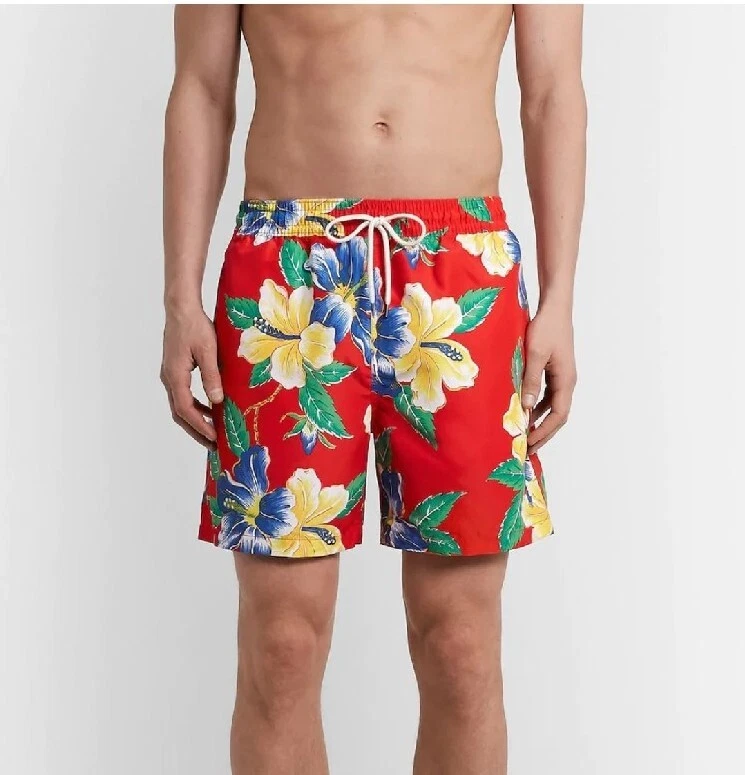 ralph lauren red bathing suit