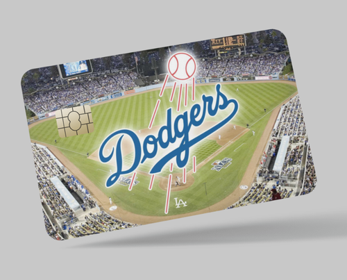 LOS ANGELES, DODGERS , 2 pc credit card skin & DEBIT CARD,TROLLEY & GYM - Picture 12 of 19