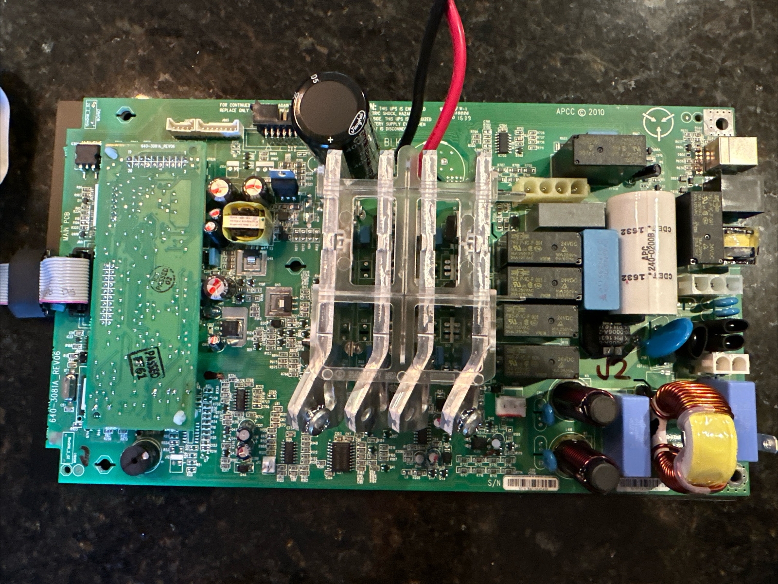 ApcSmartUPS1500CircuitboardReplacementOEMandAPCFaceplatew/Display