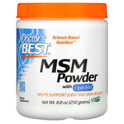 Doctor's Best MSM Pulver mit OptiMSM, 250gm