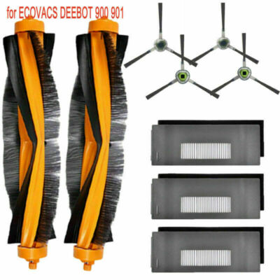 Main Brush + Side Brushes + Filter Kit for ECOVACS DEEBOT 900 901