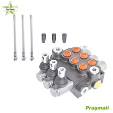 11GPM 3 Spool Hydraulic Directional Control Valve Double Acting 3600 PSI NEW