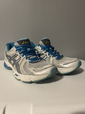 ASICS Gel-Exalt Women s Running Shoes Size 9 T35AQ (D) Blue/Silver/White