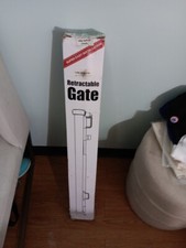 Hunnan Tusunny SH20.007, IN GREY NOT WHITE, Retractable Baby Gate 33"H 32 - 59"w