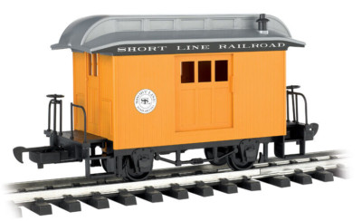 Bachmann 97096 Lil Big Hauler G Gauge Short Line Baggage Car Yellow NIB