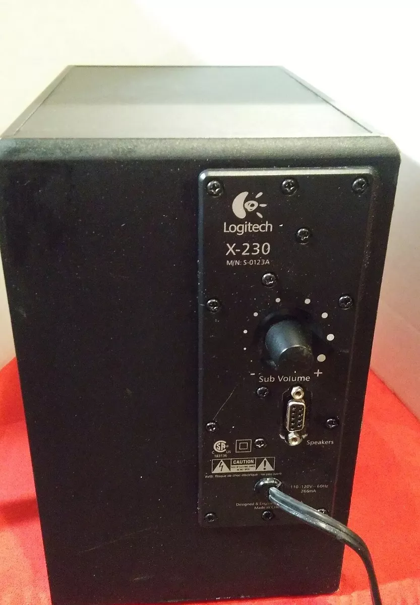 Subwoofer logitech hotsell x 230