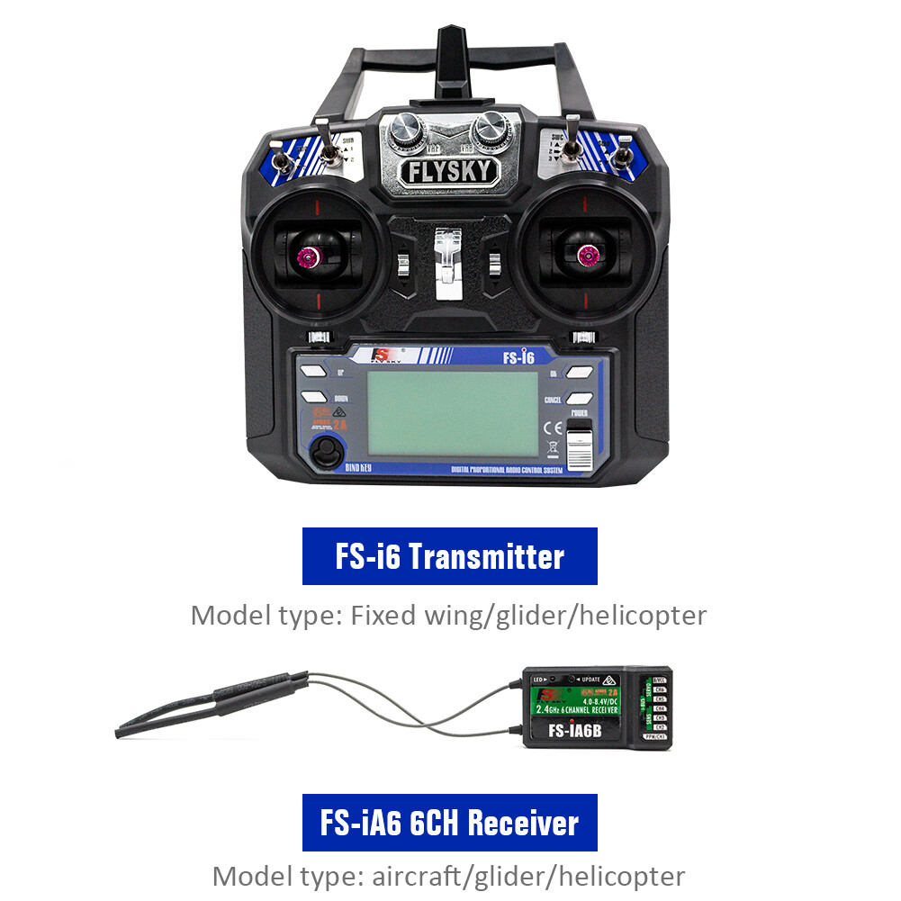 Flysky 2.4GHz Radio RC Transmitter Controller Receiver for RC