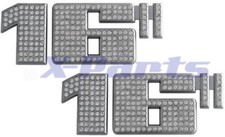 Dimensione Ruote Stemma 16 Pollici Cromo (2 Pezzo) Audi VW Seat