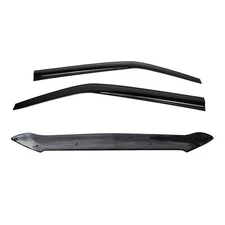 Front Bug Shield Hood Deflector & Window Visor for Mercedes Metris 2016-2024