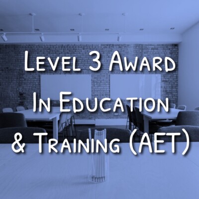Level 3 Award in Education & Training AET Exemplar Assignments & Micro Teach