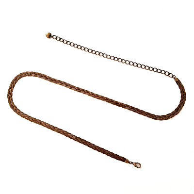 Braided Brass Chain Belt (Necklace For Your Waist!), Size Small (S)